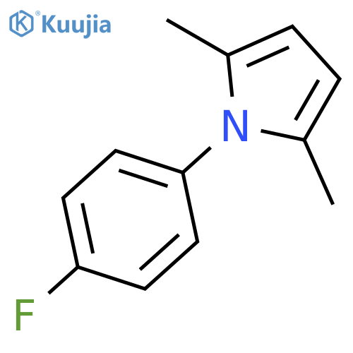 1-(4-Fluorophenyl)-2,5-dimethylpyrrole structure