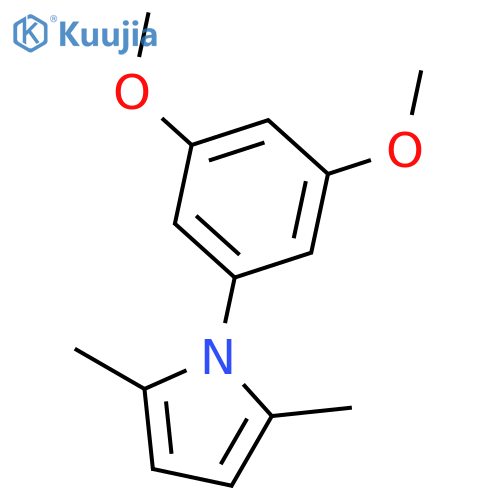 1H-Pyrrole, 1-(3,5-dimethoxyphenyl)-2,5-dimethyl- structure