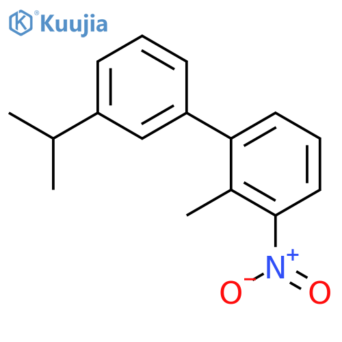 1,1'-Biphenyl, 2-methyl-3'-(1-methylethyl)-3-nitro- structure