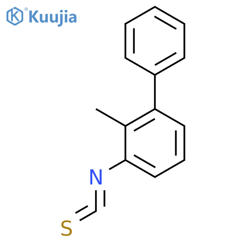 1,1'-BIPHENYL, 3-ISOTHIOCYANATO-2-METHYL- structure