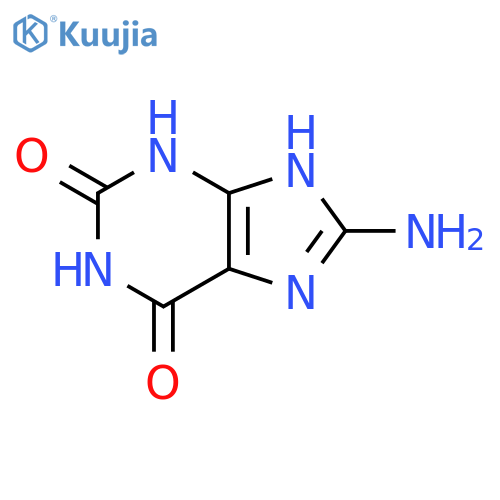 8-amino-3,9-dihydro-1H-Purine-2,6-dione structure