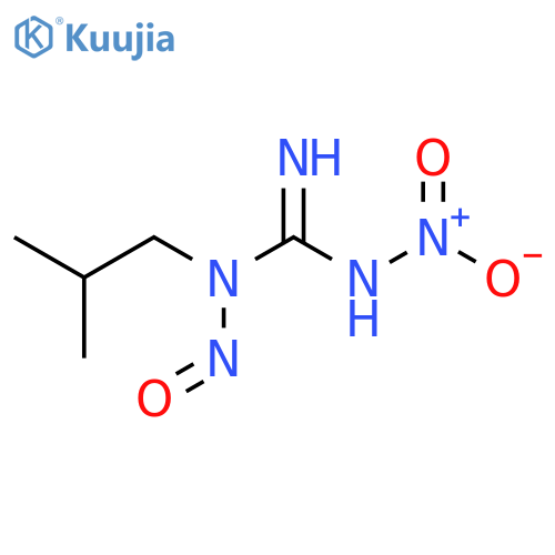 1-(2-methylpropyl)-2-nitro-1-nitrosoguanidine structure