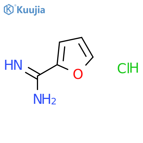 Furan-2-carboximidamide hydrochloride structure