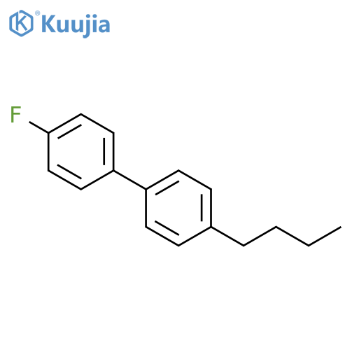 1,1'-BIPHENYL, 4-BUTYL-4'-FLUORO- structure