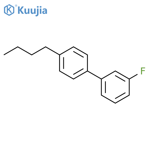 4'-Butyl-3-Fluoro-1,1'-Biphenyl structure