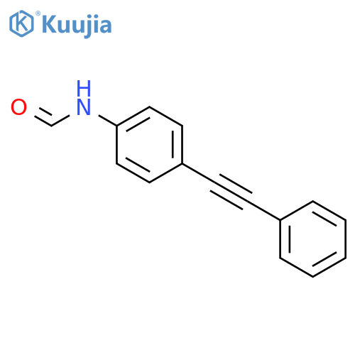 Formamide, N-[4-(phenylethynyl)phenyl]- structure