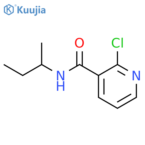 N-(butan-2-yl)-2-chloropyridine-3-carboxamide structure
