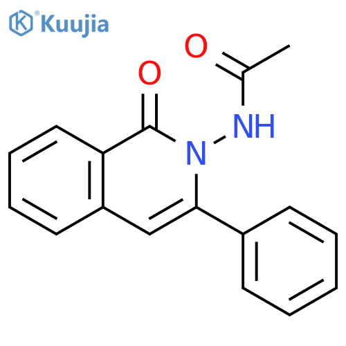 Acetamide, N-(1-oxo-3-phenyl-2(1H)-isoquinolinyl)- structure
