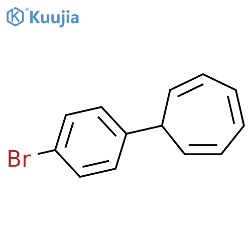 1,3,5-Cycloheptatriene, 7-(4-bromophenyl)- structure