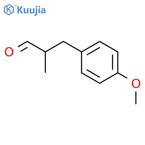 Benzenepropanal,4-methoxy-a-methyl- structure