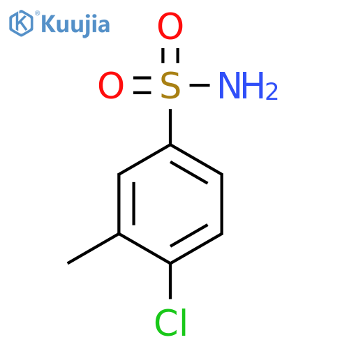 4-chloro-3-methylbenzene-1-sulfonamide structure