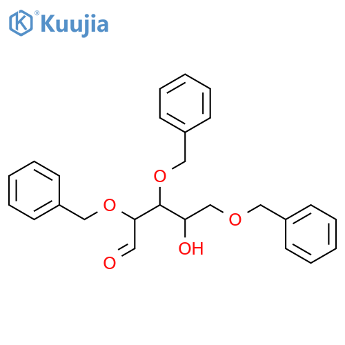 2,3,5-Tri-O-benzyl-D-ribose structure