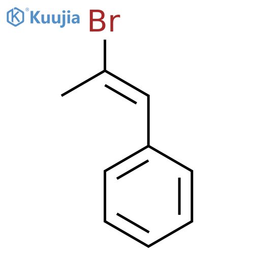 Benzene, [(1E)-2-bromo-1-propenyl]- structure