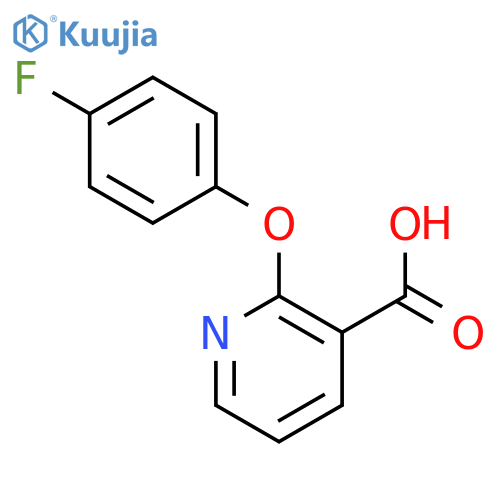 2-(4-Fluorophenoxy)nicotinic acid structure