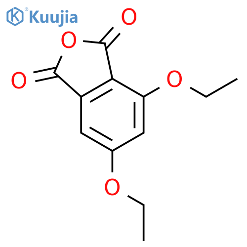1,3-Isobenzofurandione,4,6-diethoxy- structure