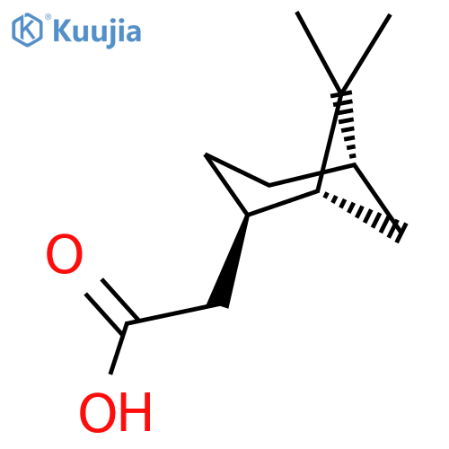 Bicyclo[3.1.1]heptane-2-aceticacid, 6,6-dimethyl-, [1R-(1a,2b,5a)]- (9CI) structure