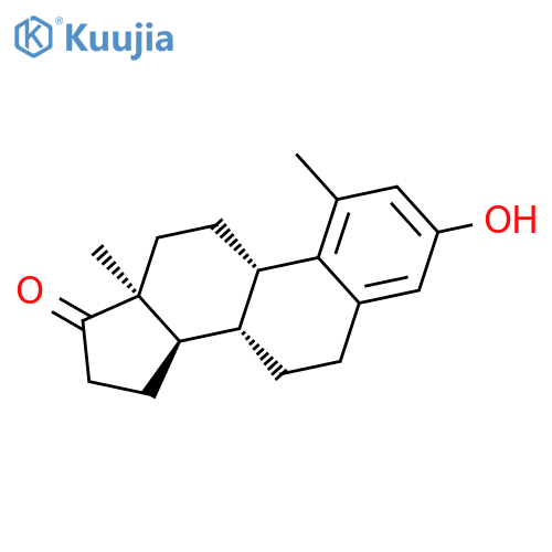 Estra-1,3,5(10)-trien-17-one, 3-hydroxy-1-methyl-, (8a,14b)- structure