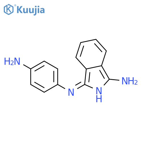 (1Z)-1-[(4-Aminophenyl)imino]-1H-isoindol-3-amine structure