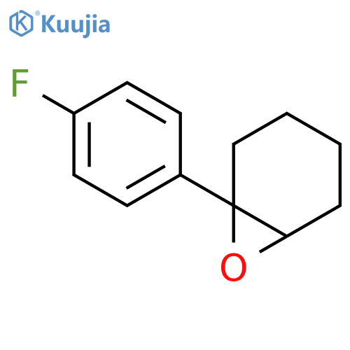1-(4-fluorophenyl)-7-oxabicyclo4.1.0heptane structure
