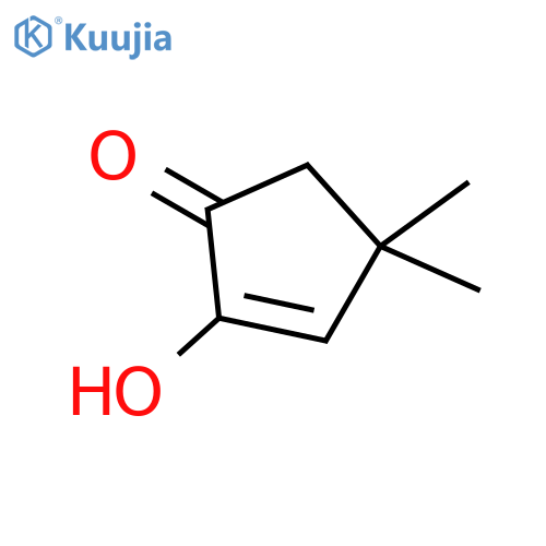 2-Cyclopenten-1-one, 2-hydroxy-4,4-dimethyl- structure