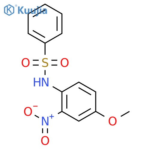 Benzenesulfonamide,N-(4-methoxy-2-nitrophenyl)- structure