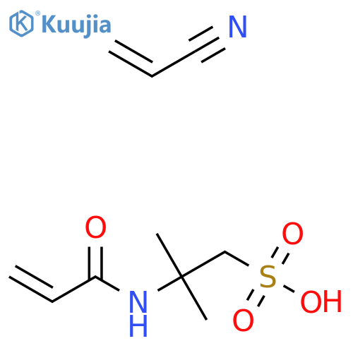 2-Methyl-2-(prop-2-enoylamino)propane-1-sulfonic acid;prop-2-enenitrile structure