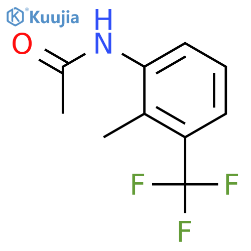 Acetamide, N-[2-methyl-3-(trifluoromethyl)phenyl]- structure