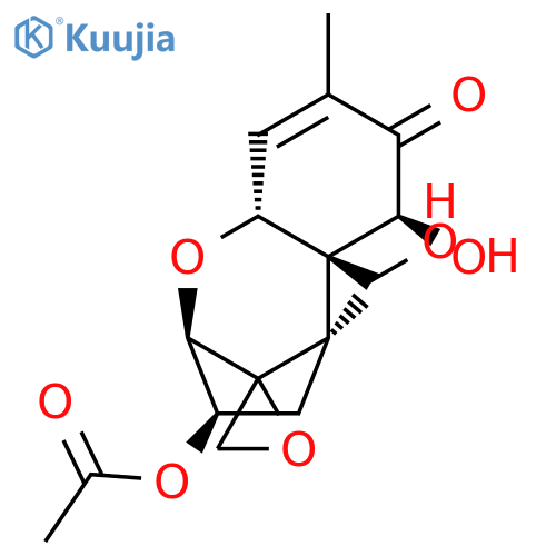 12,13-Epoxy-3alpha,7alpha,15-trihydroxytrichothec-9-en-8-one monoacetate structure