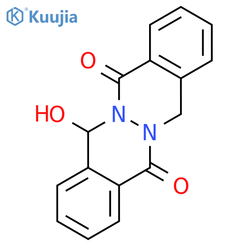 7-hydroxyphthalazino[2,3-b]phthalazine-5,12(7H,14H)-dione structure