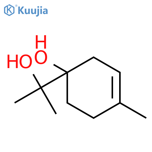 1-(2-hydroxypropan-2-yl)-4-methylcyclohex-3-en-1-ol structure
