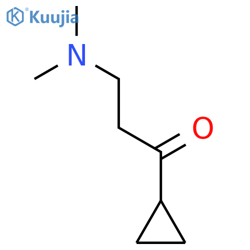 1-cyclopropyl-3-(dimethylamino)propan-1-one structure