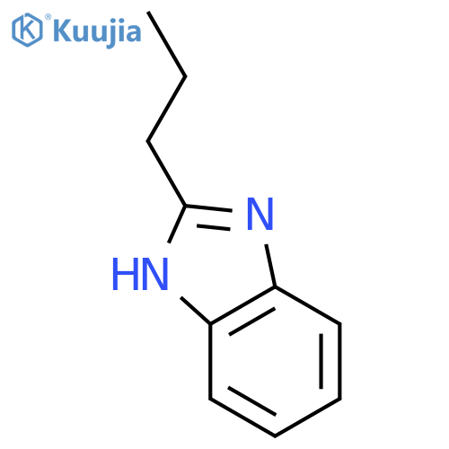 2-propyl-1H-1,3-benzodiazole structure