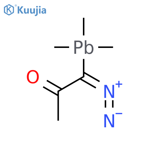 2-PROPANONE, 1-DIAZO-1-(TRIMETHYLPLUMBYL)- structure