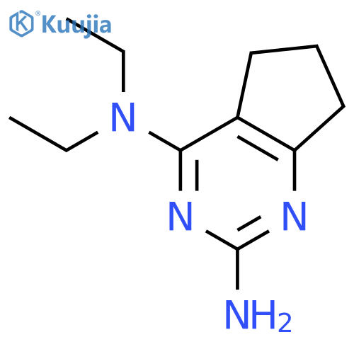 5H-Cyclopentapyrimidine-2,4-diamine,N4,N4-diethyl-6,7-dihydro- (9CI) structure