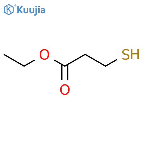 Ethyl 3-mercaptopropionate structure