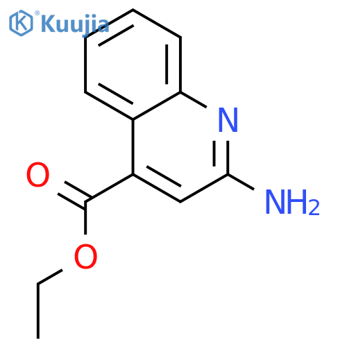 ethyl 2-aminoquinoline-4-carboxylate structure