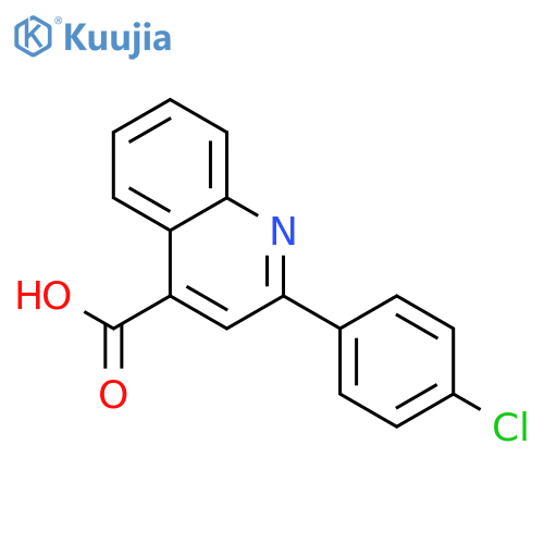 2-(4-Chloro-phenyl)-quinoline-4-carboxylic acid structure