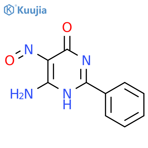 6-amino-5-nitroso-2-phenyl-1h-pyrimidin-4-one structure