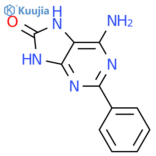 8H-Purin-8-one,6-amino-7,9-dihydro-2-phenyl- structure
