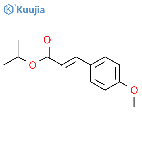 2-Propenoic acid,3-(4-methoxyphenyl)-, 1-methylethyl ester structure