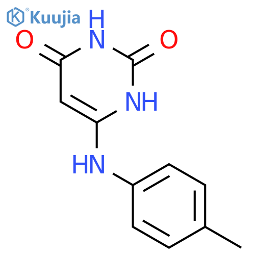 6-p-Tolylamino-1H-pyrimidine-2,4-dione structure
