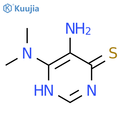 4(1H)-Pyrimidinethione, 5-amino-6-(dimethylamino)- structure