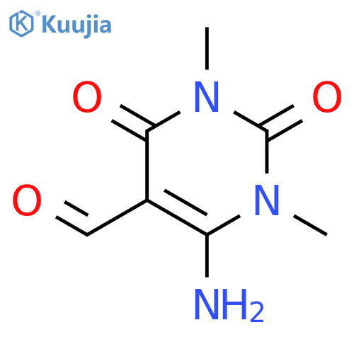 6-Amino-1,3-dimethyl-2,4-dioxo-1,2,3,4-tetrahydropyrimidine-5-carbaldehyde structure