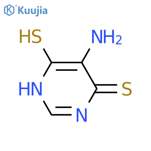 4(1H)-Pyrimidinethione, 5-amino-6-mercapto- structure
