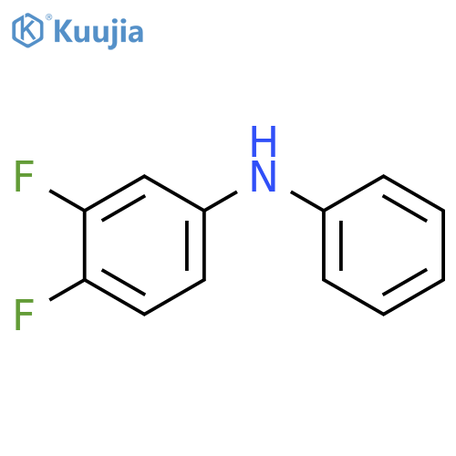 BENZENAMINE, 3,4-DIFLUORO-N-PHENYL- structure