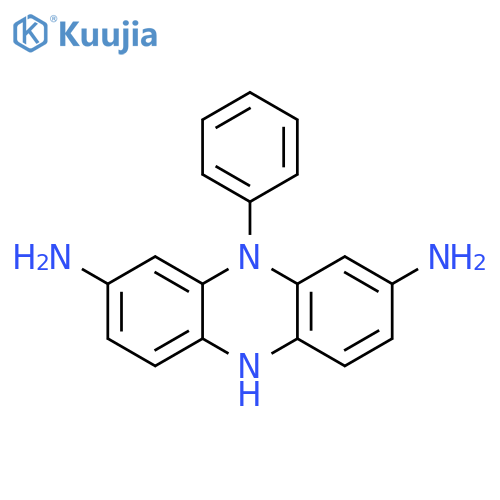 3,7-Diamino-5-phenyl-5,10-dihydrophenazine structure