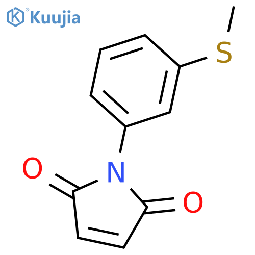 1-(3-methylsulfanylphenyl)pyrrole-2,5-dione structure