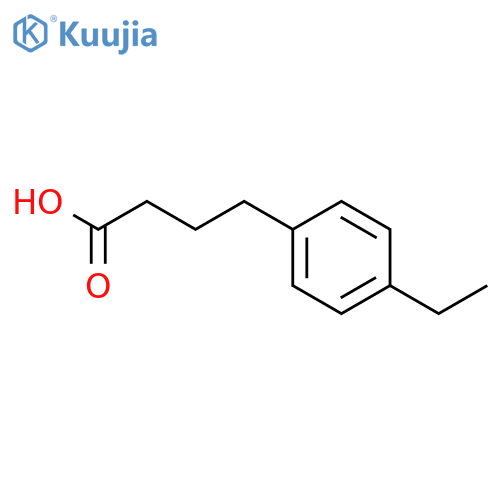 4-(4-Ethylphenyl)butanoic acid structure
