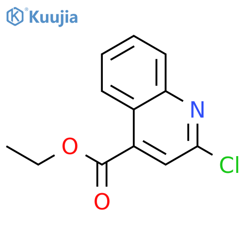 Ethyl 2-chloroquinoline-4-carboxylate structure