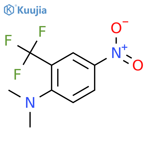 N,N-Dimethyl-4-nitro-2-(trifluoromethyl)aniline structure